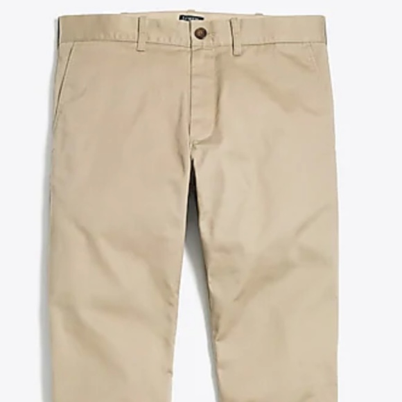 j crew factory slim fit flex chino